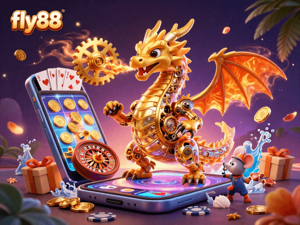 Experience the excitement of fly88 with a golden dragon, exhilarating games, and vibrant cash rewards.