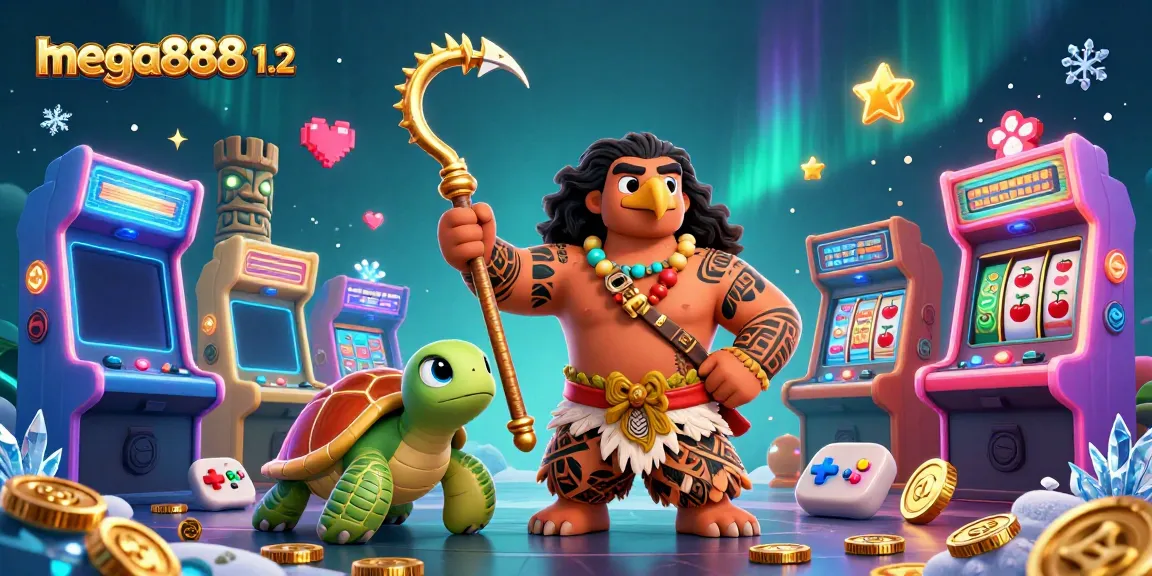 Experience the thrill of mega888 1.2 with vibrant slots, magical creatures, and casino excitement.