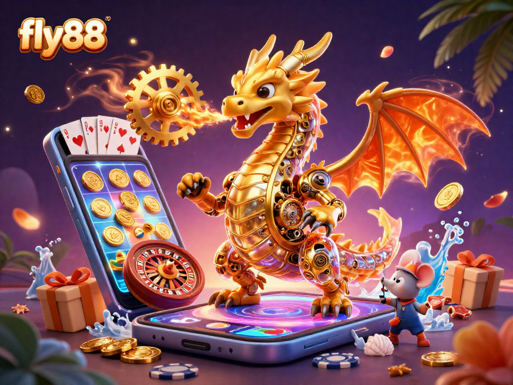 Experience the excitement of fly88 with a golden dragon, exhilarating games, and vibrant cash rewards.