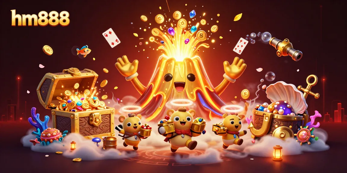 Experience the thrilling action of hm888 with a dynamic gaming atmosphere filled with treasures.
